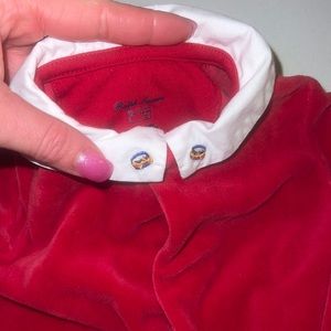 Ralph Lauren velvet baby boy